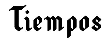 Tiempos